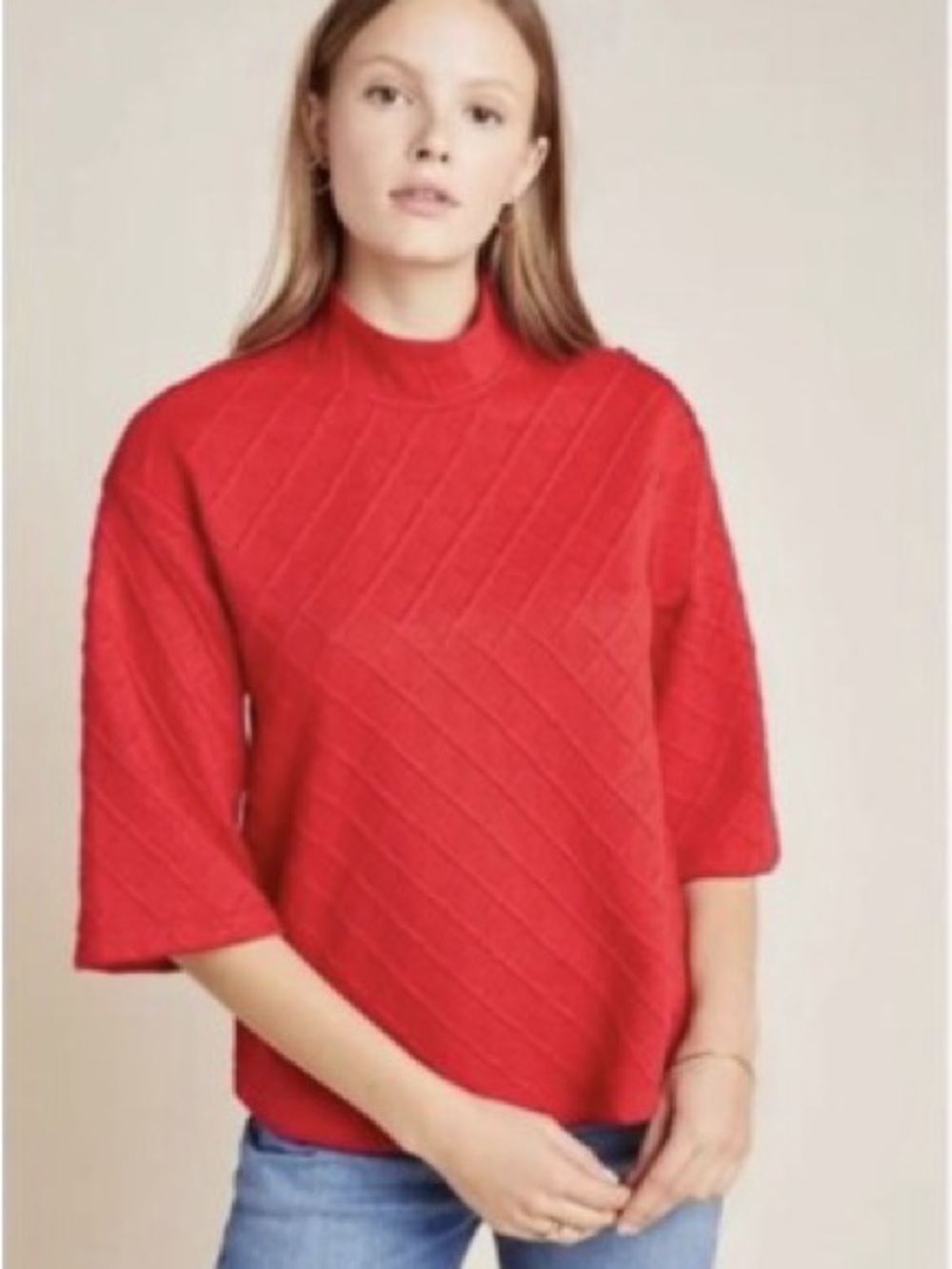 Anthropologie Sunday In Brooklyn "Mollie" Button-Shoulder Top